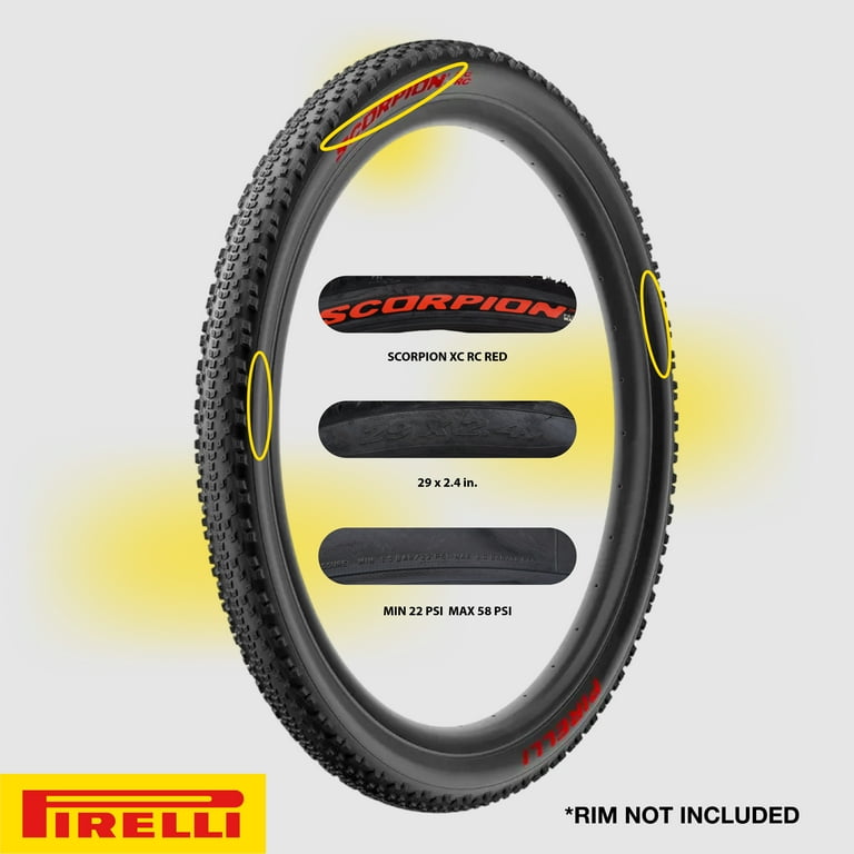 Pirelli Scorpion XC RC 29x2.4 Red Color Edition Tubeless