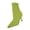 Green, variant on Willtoo Womens Pointed Toe Stiletto Ankle Sock Boots Stretch Knit Slip-On High Heel Booties Fashion Slim Fit Dress Boots