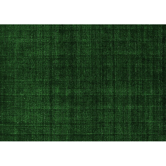Ahgly Company Indoor Rectangle Oriental Green Industrial Area Rugs, 7' x 10'
