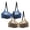 #02, variant on Zynoxe 2PC Plus Size Lace Balconette Bra with Bow Detail Supportive Underwire Push Up Bra Solid Color Everyday Underwear