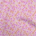 thumbnail image 1 of oneOone Georgette Viscose Light Pink Fabric Floral Craft Projects Decor Fabric Printed By The Yard 42 Inch Wide, 1 of 4