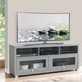 thumbnail image 5 of Techni Office Solutions 57.25" Gray Decorative Rectangular TV Stand, 5 of 8