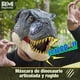 thumbnail image 2 of Mascara Dinosaurio Ajustable de T-Rex con Luz en Ojos y Sonido para Niños verde oscuro Grande, 2 of 7