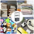 thumbnail image 3 of INSMART 3-Tier Storage Rack – Light Duty,Space-Saving Organizer for Home, Office,Garage – Adjustable,Sturdy Steel Frame, Easy Assembly (Dark Gray), 3 of 7