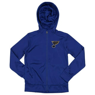 Outerstuff Youth Blue St. Louis Blues Home Ice Advantage Pullover Hoodie Size: Extra Large