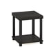 thumbnail image 4 of Mesa auxiliar Furinno Turn-N-Tube Classic de 2 niveles Espresso/Black, 4 of 7