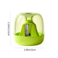 thumbnail image 3 of Manual Pencil Sharpener Portable for Kids, Gaqring Compact Mini Sharpener with Large Capacity Bin, Durable Alloy Steel Blade for Classroom Homework Supplies, Green, 3 of 6