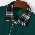 thumbnail image 5 of CHUMUD Mens 2 Piece Outfit Set Tracksuits Button Down Shirts jJackets and Shorts Summer Beach Vacation Lounge Workout Short Sleeve Plaid Sets Everyday, 5 of 9