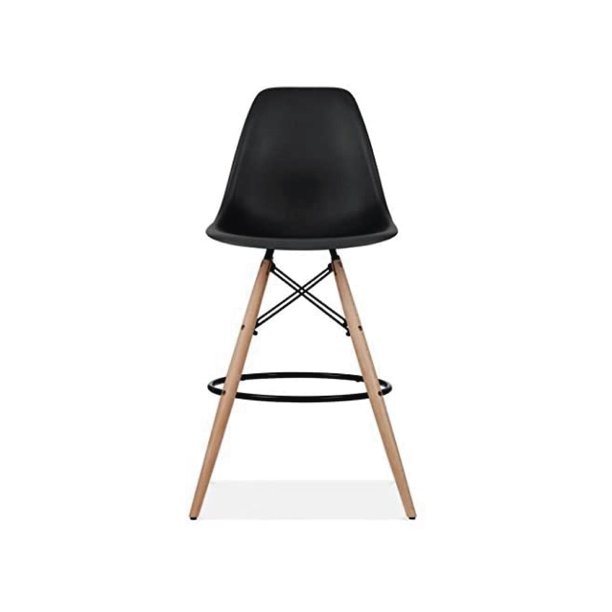 Taburete tipo Eames ZGS-921 negro Lumax Eames | Walmart en línea