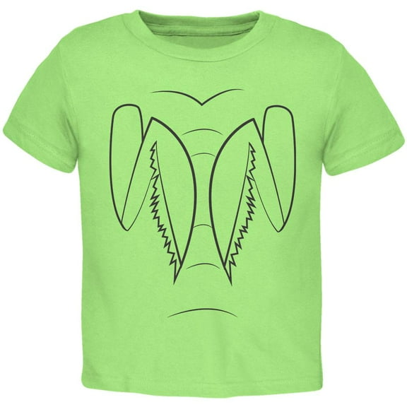 Halloween Praying Mantis Costume Toddler T Shirt Lime 2T