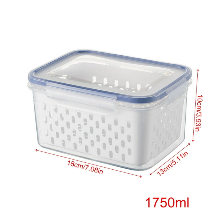 Fresh Produce Vegetable Fruit Storage Containers BPA-free,3Piece Set