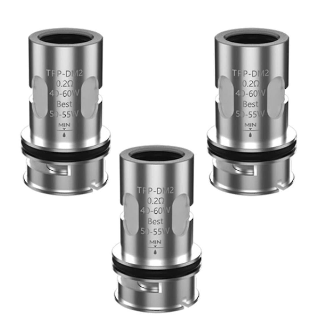 3 Pcs Bobines en Maille Tpp Dm2 Résistance 0.2ohm Bobine Dl 40-60w pour Drag 3 Drag X Plus Drag X S Pro Pod Mo