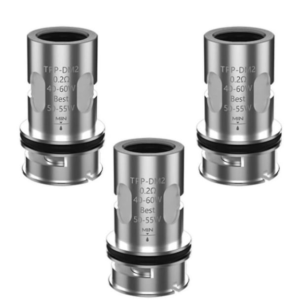 3pcs Tpp Dm2 Mesh Coils 0.2ohm Resistance Dl Coil 40-60w For Drag 3 Drag X Plus Drag X S Pro Pod Mod, Tpp-dm2 0.2ohm