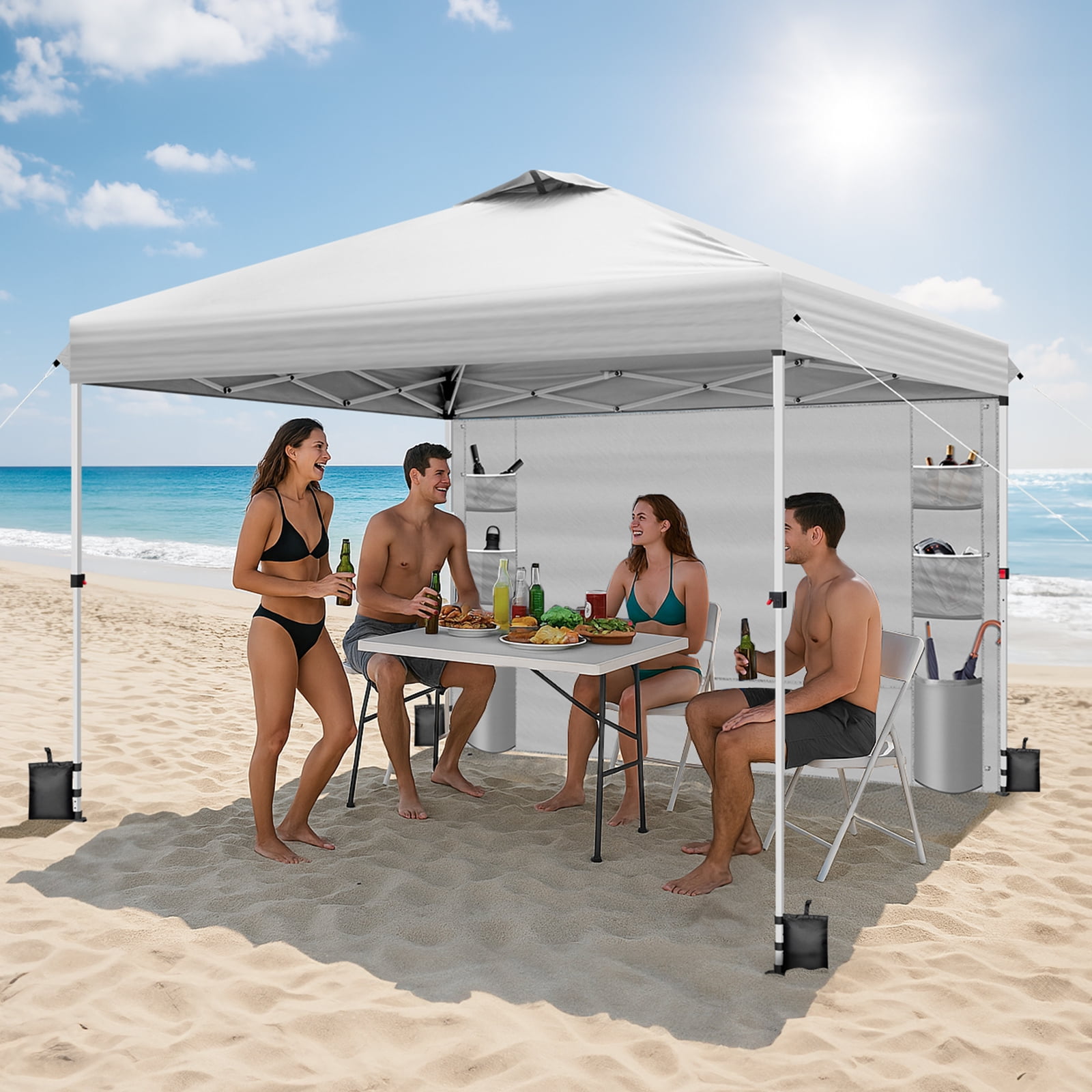 Zimtown 10' x 10' Ez Up Pop Up Canopy Tent Outdoor Instant Shelter