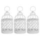 thumbnail image 1 of 3 candelabros de hierro con forma de jaula de pájaros (sin vela), 1 of 7