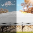 thumbnail image 4 of Bingirl Commercial Grade Instant Shelter 10X10 Outdoor Canopy with 3Height Adjustable Frame Complete Ground Kit and Carry Bag All Weather Event Canopy for Festivals Markets, 4 of 5