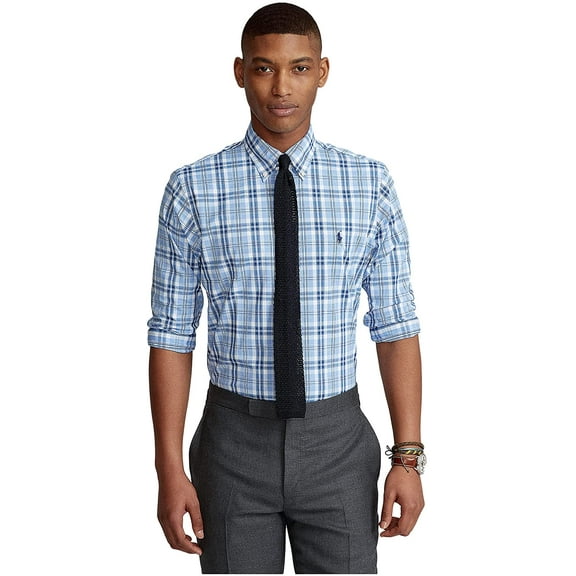 Polo Ralph Lauren Classic Fit Checked Performance Shirt X-Large 167 Austin Blue/White Multi