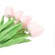 thumbnail image 4 of Lot de 10 tulipes artificielles roses, décoration pour salon, table à manger, 4 of 4