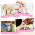 thumbnail image 6 of Uxcell Cotton Fabric Bundles, 7Pcs 20 x 20 inch 100% Cotton Fat Quarter Floral Printed Precut Fabric Squares for Sewing Patchwork Quilting DIY Crafts, Purple, 6 of 7