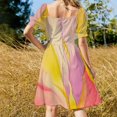 thumbnail image 4 of Georgia okeeffe Vestido de manga corta Vestido largo mujer verano traje de mujer, 4 of 7
