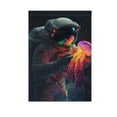 thumbnail image 6 of Yayeee Garden Flag 12" x 18" Double Sided Outdoor Yard Lawn Holiday Decorations, Black Astronaut, 6 of 6
