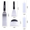 thumbnail image 2 of Griddle Accessory Tool Kit with Spatula, Slicer, Pizza Cutter, Bottles - BRANDMAN GRILLS SINCE 1987, 2 of 10