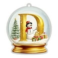 thumbnail image 6 of IGEED Christmas 26 Letter Ball Pendant,Acrylic Yellow Crystal Ball 2D Pendant,Christmas Tree Pendant Car Ornament Home Decoration,Personalized DIY Xmas Tree Hanging Decor, 6 of 8