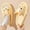 Yellow, variant on Pitauce Slippers for Women Cartoon Home Slippers Cute Thick Bottom Rabbit Slippers Indoor and Outdoor Casual Open Toe Slippers