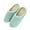 Blue, variant on Deepwonder Women's Cozy Memory Foam Closed Back Slippers With Warm Fleece Lining, Wool-Like Blend Cotton House Shoes Winter Warm Home Slippers Indoor House Shoes