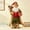 B, variant on TERGAYEE Santa Claus Figurines 18inch Christmas Standing Santa Claus Doll Xmas Santa Claus Statue For Christmas Window Display Scene Home Desktop Decoration Xmas Holiday Decor