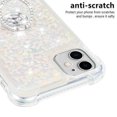 thumbnail image 5 of Funda para iPhone 11 con Brillo Líquido Flotante, Purpurina, Parachoques y Anillo Giratorio Soporte, 5 of 5