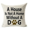 thumbnail image 1 of Pillow for Sofa Throw Cover Bedding Accessory— Dog Lover Sofa Cover Cozy Home Soft Texture, 1 of 1