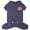 2# Navy Blue Stripe, variant on KYEESE Dog Pajamas, Navy Blue Stripe Dog Pjs, Dog Pajamas for Medium Dogs, 2XL