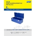 thumbnail image 2 of Caja Portaherramientas Metalica Azul FOY, Broches Reforzados, TBF12, 2 of 3
