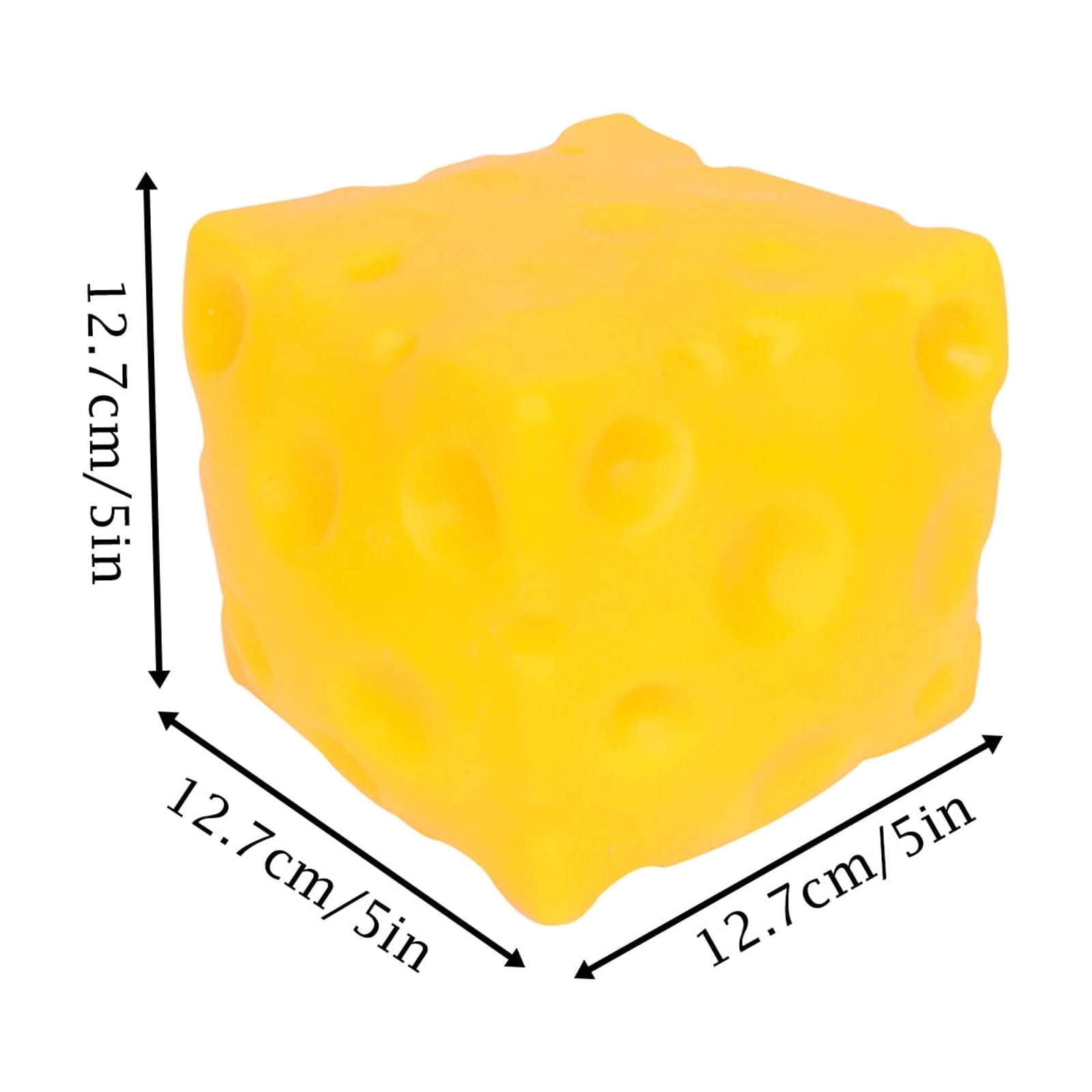 Squeezy Cheese Toys, Squeezy Sensory Toys, Slow Rising Squishy Relief Soft Tress Relief & Fidget Toys, Fruit Toys