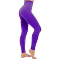thumbnail image 2 of DondPO Leggings For Women Women's Four Seasons Breathable Yoga Clothing Fitness Suit Sports Yoga Pants Yoga Pants Workout Yoga Pants Purple M, 2 of 6