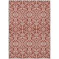 thumbnail image 2 of Addison Rugs Chantille Indoor/Outdoor Traditional Damask Red Washable Rectangle Rug, 3' x 5', 2 of 6