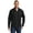 Black & Grey, variant on Sport-Tek Men's Stretch Contrast Full-Zip Jacket