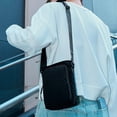thumbnail image 5 of Small Pocket Sling Crossbody Bag for Women & Men, Simple Purse and Bag for Concerts & Walking, 6x8in, 5 of 6