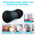 thumbnail image 3 of "Almohada Lumbar Cojin Silla Oficina Respaldo Lumbar Auto Belug, Negra ", 3 of 5