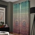 thumbnail image 3 of Mandala Window Curtains Living Room Bedroom Drapes Swag Kids Window Treatment Valances Sheer Curtains Bedroom, 3 of 5