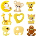 thumbnail image 2 of KeepGrow 1 Uds. Mordedores de silicona para animales de bebé, perro, dinosaurio, Koala, producto de dentición para bebés, accesorios para cadenas de chupete, sin BPA Tan Jianjun unisex, 2 of 2