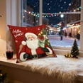 thumbnail image 6 of FeiFu Christmas Printed Pillow Cover Cute Christmas Prints for Home Sofa Bedroom or Living Room Decor Cushion Decorations, 6 of 6