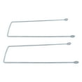 thumbnail image 2 of 2PCS Bracket Mount Steel Silver Sporting Bicycle Basket Extra Large Bold Bicycle Princess Brackets Holder Basket Accessories, 2 of 11
