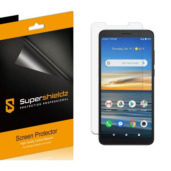 (6 Pack) Supershieldz Designed for Alcatel Lumos and Alcatel Axel Screen Protector, High Definition Clear Shield (PET)