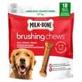 thumbnail image 1 of Milk-Bone Brushing Chews Dental Treats for Large Dogs, 1 of 11