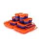 thumbnail image 4 of Contenedor portátil de plástico para 6 huevos de camping para exteriores, caja de almacenamiento con asa, 4 of 5