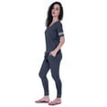 thumbnail image 2 of Moomaya Ensemble de Nuit Simple pour Femmes avec Pyjama en Coton 2 Pcs Chemises de Nuit-NG1, 2 of 7
