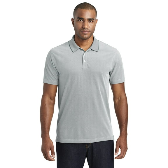 Port Authority Men's Poly Oxford Pique Polo, K582, Gusty Grey, XS