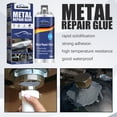 thumbnail image 1 of Fiudx Pegamento para Fundición de Metales, Resistente a Altas Temperaturas, Fuerte Adhesión, Reparación de Fundición de Acero, Hierro y Aluminio, Soldadura de Grietas Por Porosidad, Reparación Versát, 1 of 7